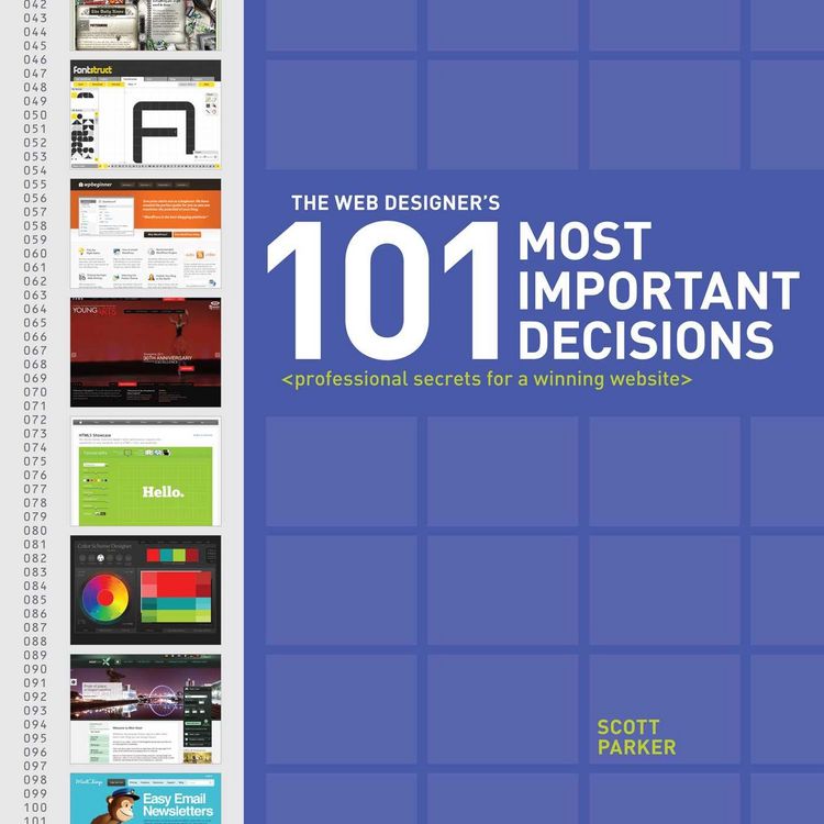 Produktbild: The Web Designer's 101 Most Important Decisions