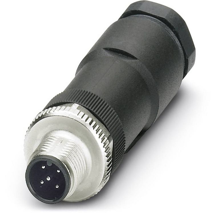 Produktbild: Phoenix Contact 1662748 Sensor-/Aktor-Steckverbinder, unkonfektioniert M12 Stecker, gerade Polzahl Sensoren: 5 1 St.