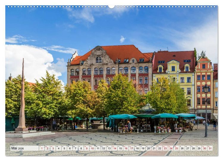 Produktbild: HISTORIE BRESLAU (hochwertiger Premium Wandkalender 2026 DIN A2 quer), Kunstdruck in Hochglanz