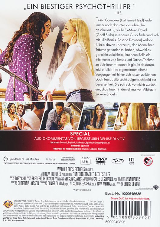 Produktbild: Unforgettable - T&ouml;dliche Liebe