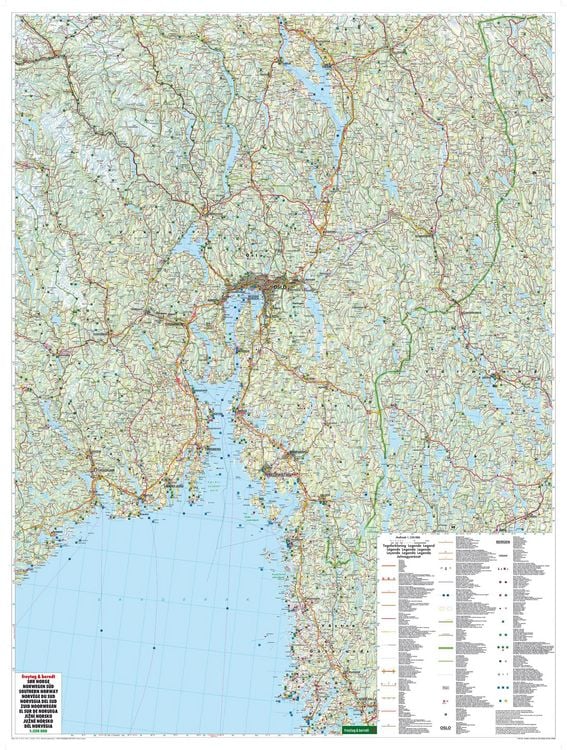 Produktbild: freytag & berndt Stra&szlig;enkarte Norwegen S&uuml;d 1:250.000