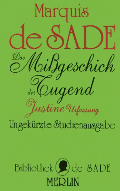 Produktbild: Das Missgeschick der Tugend