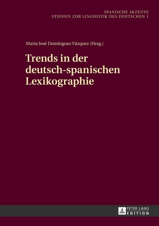 Produktbild: Trends in der deutsch-spanischen Lexikographie