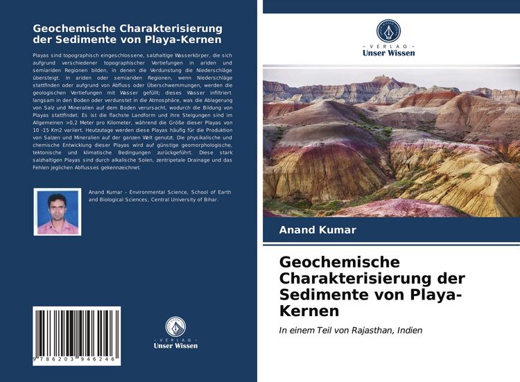 Produktbild: Geochemische Charakterisierung der Sedimente von Playa-Kernen