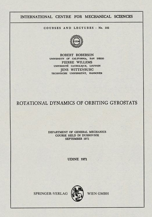 Produktbild: Rotational Dynamics of Orbiting Gyrostats