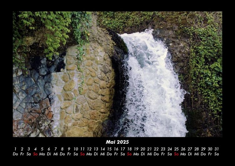 Produktbild: Wasserf&auml;lle 2025 Fotokalender DIN A3