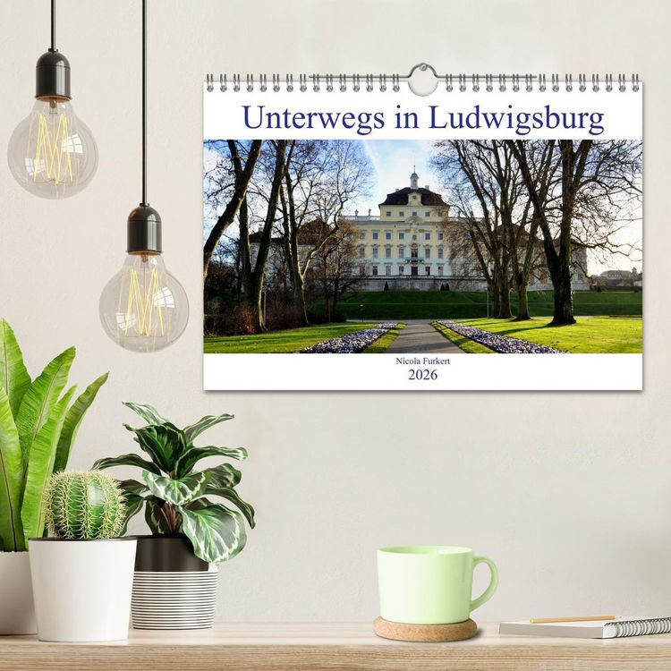 Produktbild: Unterwegs in Ludwigsburg (Wandkalender 2026 DIN A4 quer), CALVENDO Monatskalender