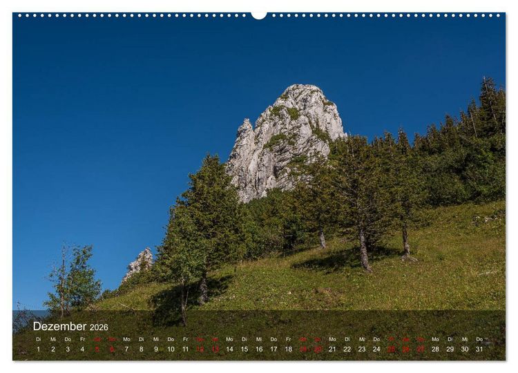 Produktbild: Naturerlebnis Aschau (Wandkalender 2026 DIN A2 quer), CALVENDO Monatskalender