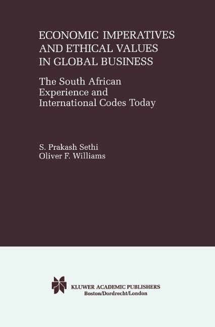 Produktbild: Economic Imperatives and Ethical Values in Global Business