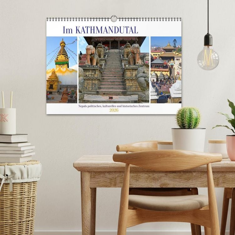 Produktbild: Im Kathmandutal (Wandkalender 2026 DIN A3 quer), CALVENDO Monatskalender