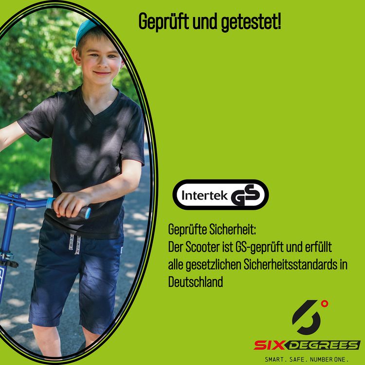 Produktbild: SIX DEGREES Alu Scooter Junior 180/145