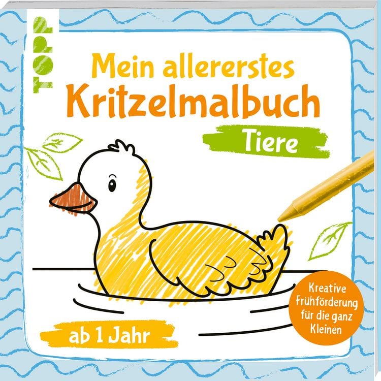 Produktbild: Mein allererstes Kritzelmalbuch Tiere