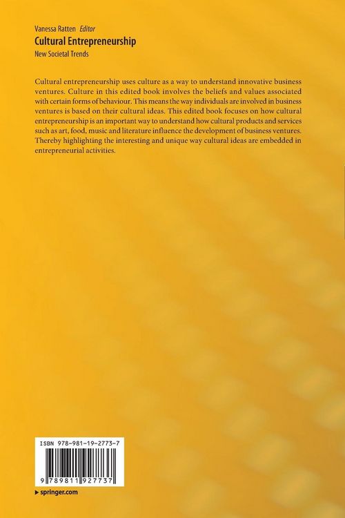 Produktbild: Cultural Entrepreneurship