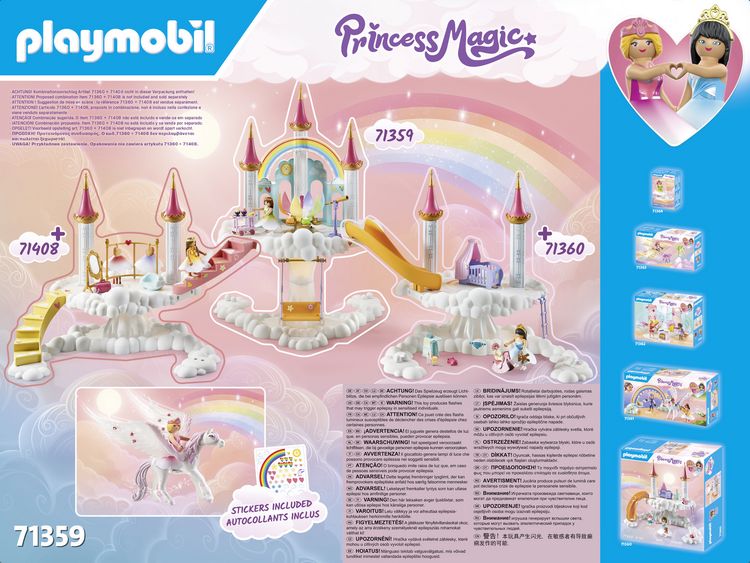 Produktbild: PLAYMOBIL 71359 Himmlisches Regenbogenschloss