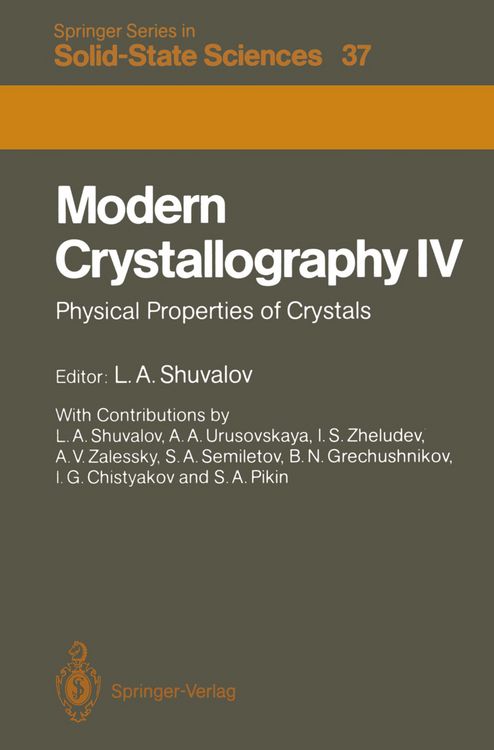 Produktbild: Modern Crystallography IV