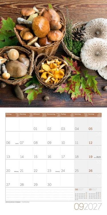 Produktbild: Food Kalender 2027 - 30x30 - Art12