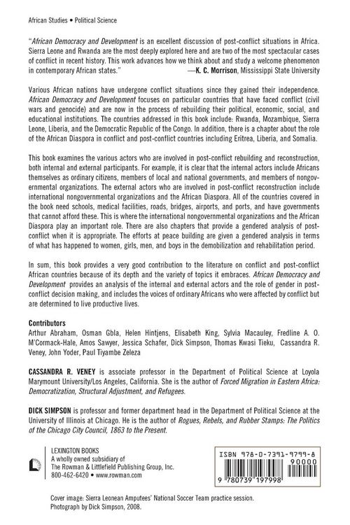 Produktbild: African Democracy and Development