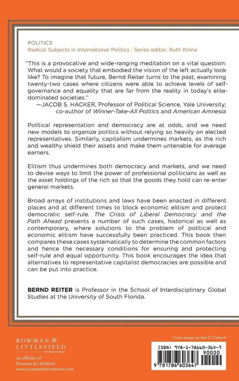 Produktbild: Crisis of Liberal Democracy and the Path Ahead
