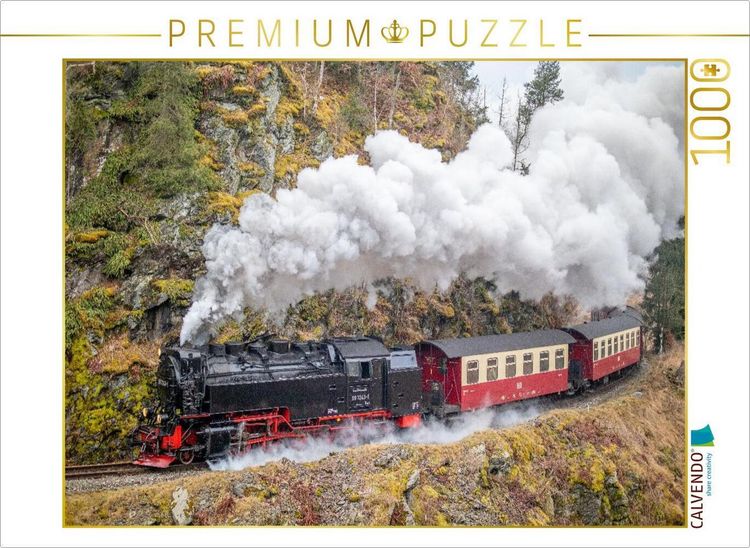 Produktbild: CALVENDO Puzzle 99 7243-1 der Selketalbahn bei Harzgerode | 1000 Teile Lege-Gr&ouml;&szlig;e 64x48cm Foto-Puzzle f&uuml;r gl&uuml;ckliche Stunden
