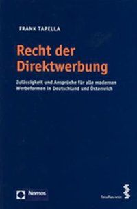 Produktbild: Recht der Direktwerbung