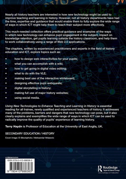 Produktbild: Using New Technologies to Enhance Teaching and Learning in History