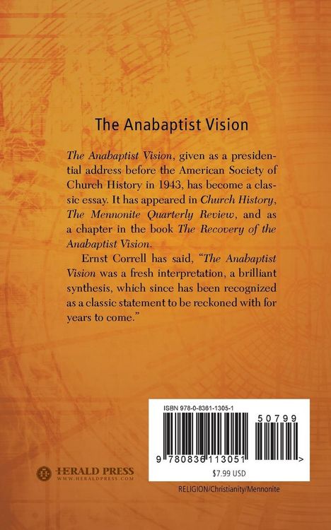 Produktbild: The Anabaptist Vision