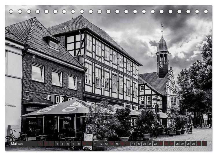 Produktbild: Ein Blick auf Nienburg an der Weser (Tischkalender 2026 DIN A5 quer), CALVENDO Monatskalender
