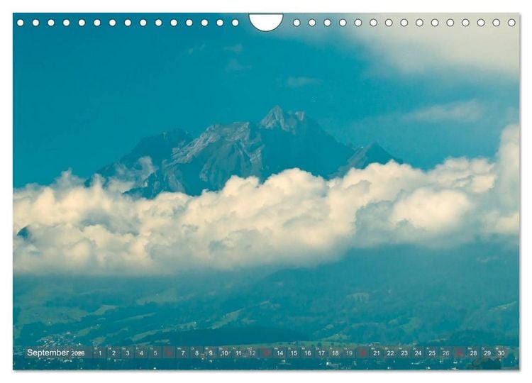 Produktbild: Der Zauber der Schweizer Berge (Wandkalender 2026 DIN A4 quer), CALVENDO Monatskalender