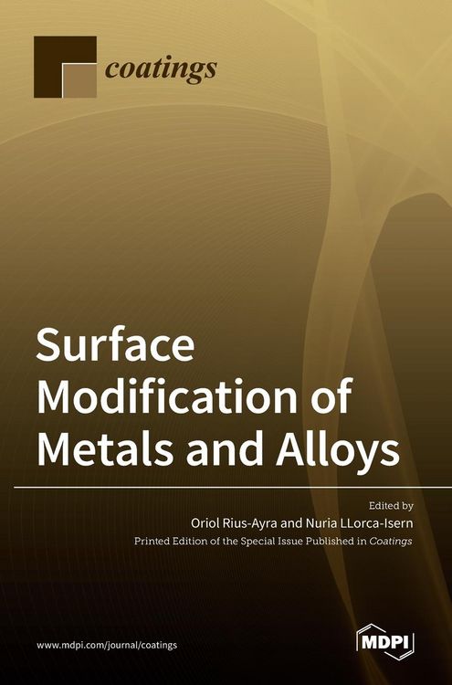 Produktbild: Surface Modification of Metals and Alloys