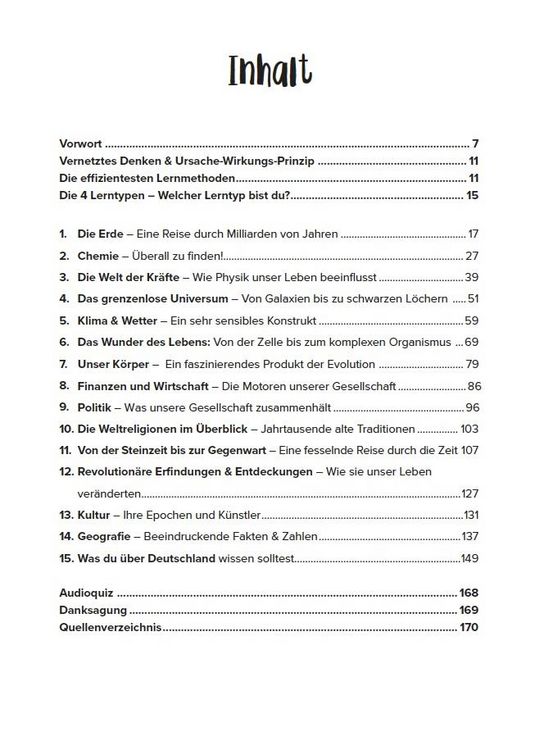 Produktbild: Allgemeinwissen f&uuml;r Teenager &ndash; Alles, was Du wissen musst!