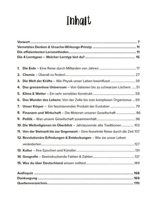 Produktbild: Allgemeinwissen f&uuml;r Teenager &ndash; Alles, was Du wissen musst!