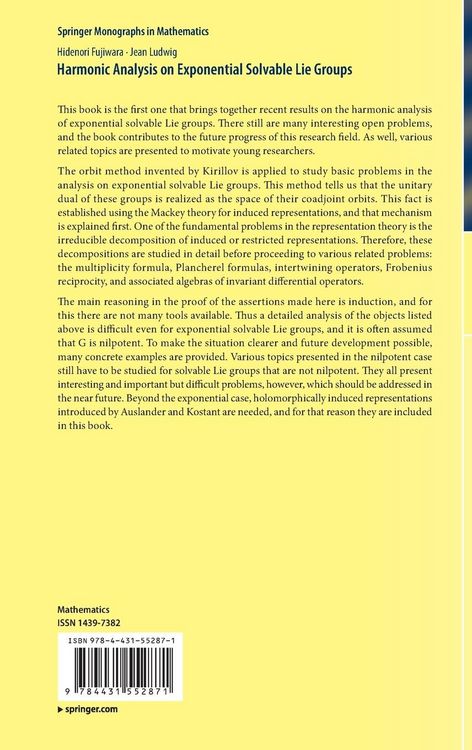 Produktbild: Harmonic Analysis on Exponential Solvable Lie Groups