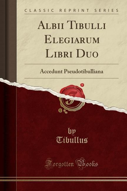 Produktbild: Lat-Albii Tibulli Elegiarum Li