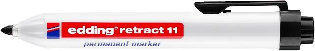 Produktbild: EDDING&reg; Permanent Marker retract 11, schwarz