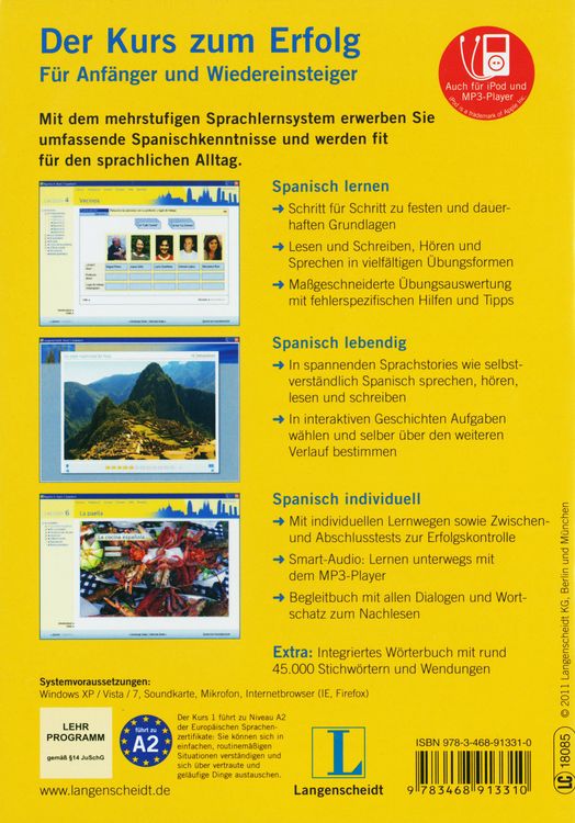 Produktbild: Langenscheidt Kurs Spanisch 6.0