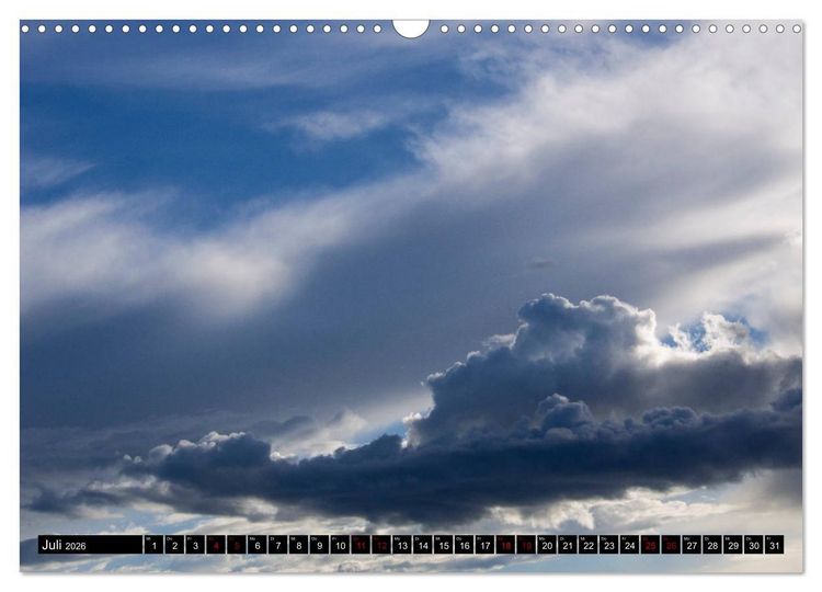 Produktbild: Faszination Wolken (Wandkalender 2026 DIN A3 quer), CALVENDO Monatskalender