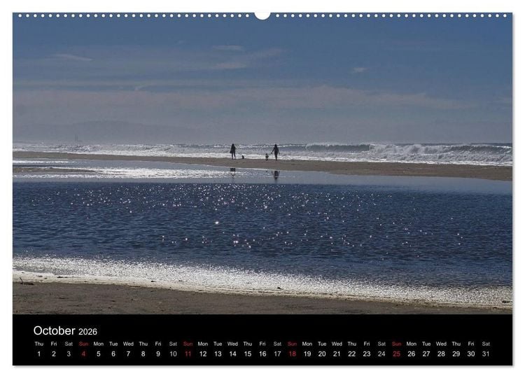 Produktbild: California Coasline (High Quality Premium Wall Calendar 2026 DIN A2 landscape),CALVENDO 12 Month Wall Calendar