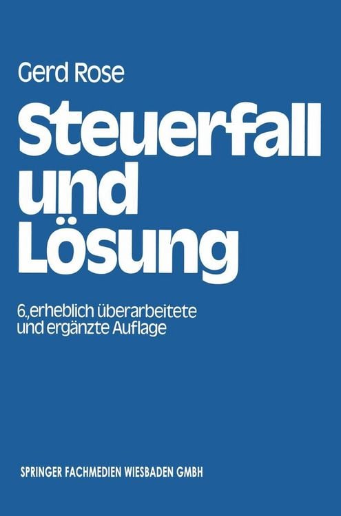 Produktbild: Steuerfall und L&ouml;sung