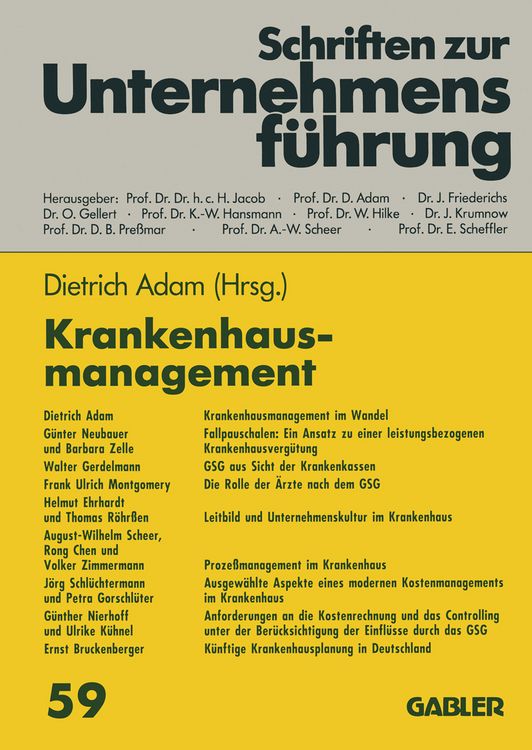 Produktbild: Krankenhausmanagement