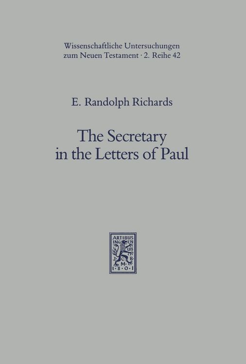 Produktbild: The Secretary in the Letters of Paul