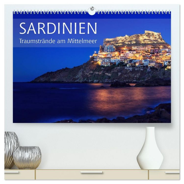 Produktbild: Sardinien - Traumstr&auml;nde am Mittelmeer (hochwertiger Premium Wandkalender 2026 DIN A2 quer), Kunstdruck in Hochglanz