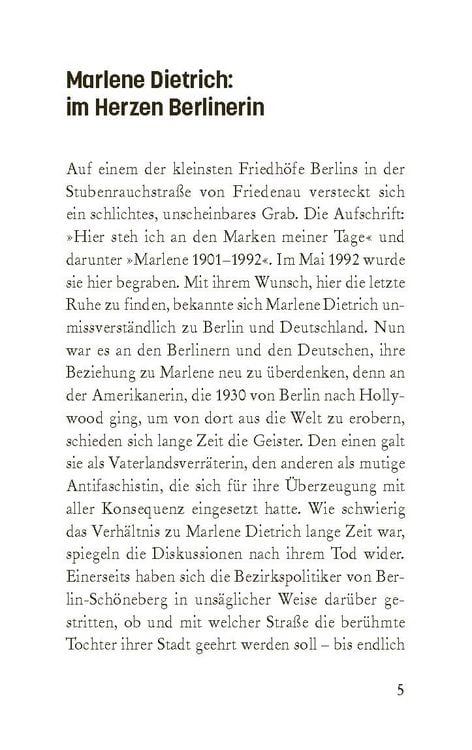 Produktbild: Marlene Dietrich in Berlin