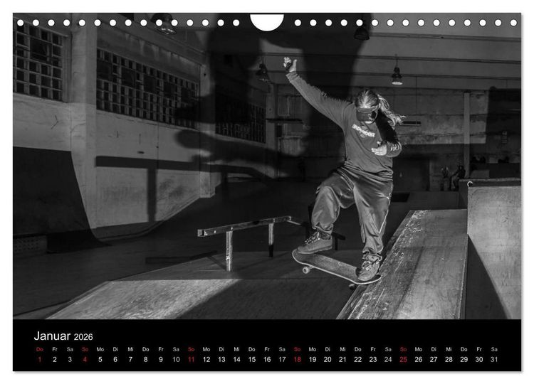 Produktbild: it's SKATEBOARDING (Wandkalender 2026 DIN A4 quer), CALVENDO Monatskalender