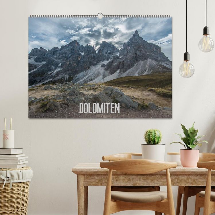 Produktbild: Dolomiten (Wandkalender 2026 DIN A2 quer), CALVENDO Monatskalender