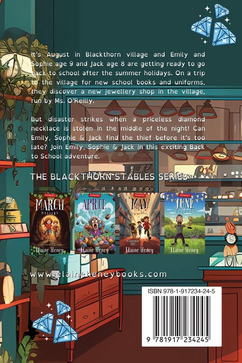 Produktbild: The Back To School Diamond Dilemma | Blackthorn Stables August Mystery - Dyslexia Friendly