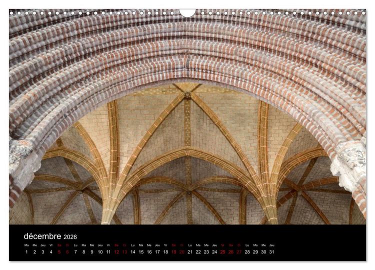 Produktbild: Toulousaine (Calendrier mural 2026 DIN A3 vertical), CALVENDO calendrier mensuel