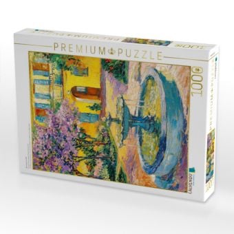 Produktbild: CALVENDO Puzzle Brunnen im Hof | 1000 Teile Lege-Gr&ouml;&szlig;e 64x48cm Foto-Puzzle f&uuml;r gl&uuml;ckliche Stunden