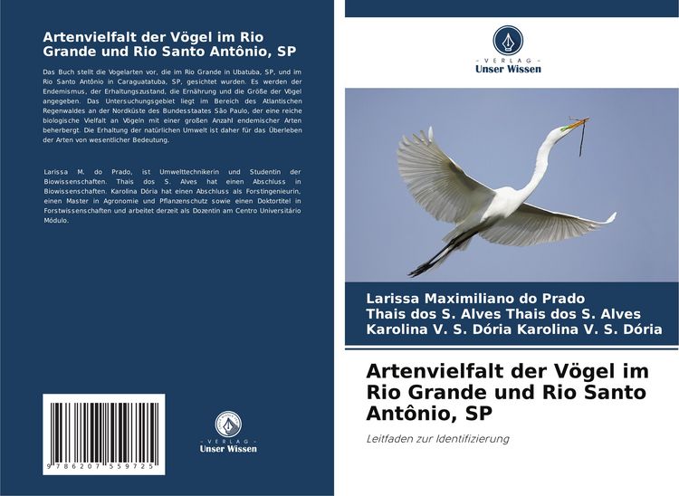 Produktbild: Artenvielfalt der V&ouml;gel im Rio Grande und Rio Santo Ant&ocirc;nio, SP