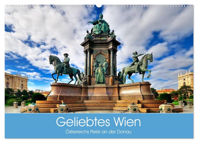 Produktbild: Geliebtes Wien. &Ouml;sterreichs Perle an der Donau (Wandkalender 2026 DIN A2 quer), CALVENDO Monatskalender