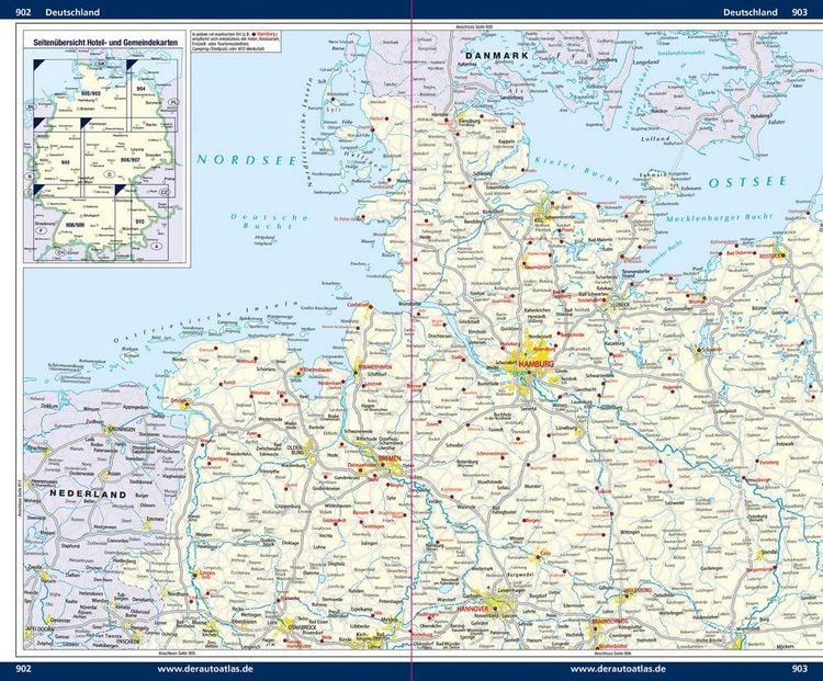 Produktbild: ADAC Der Gro&szlig;e Autoatlas 2027/2028 Deutschland und seine Nachbarregionen 1:300.000